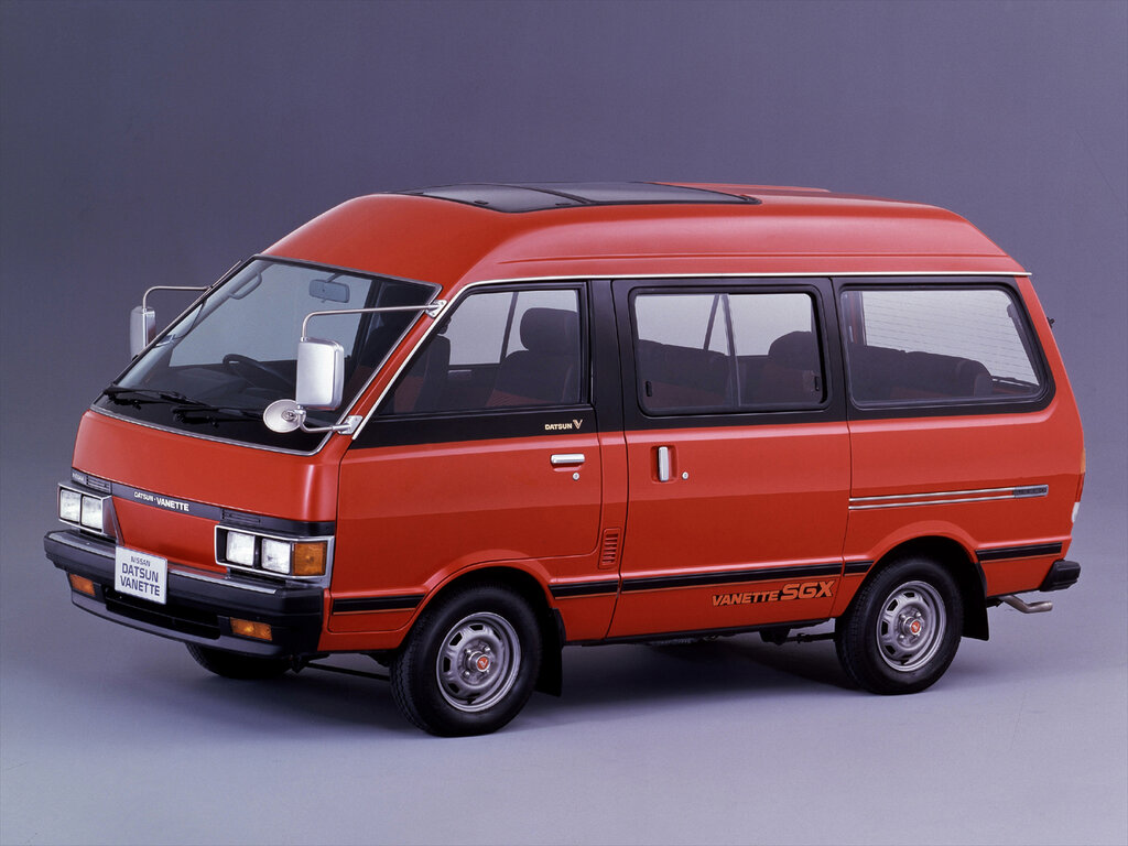 Nissan Vanette 1 поколение, рестайлинг, минивэн (10.1982 - 08.1985)